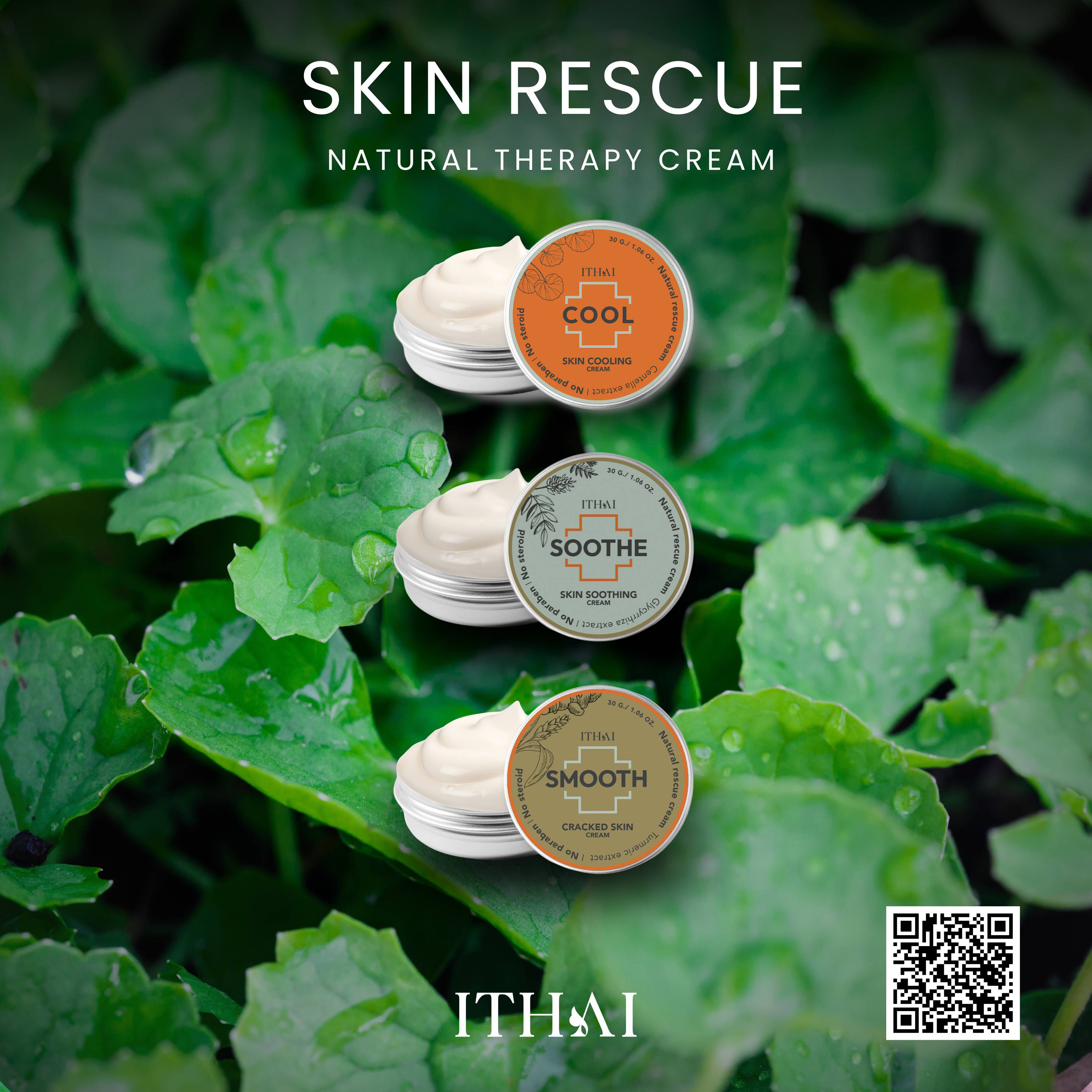 Trio Natural Rescue Cream Set