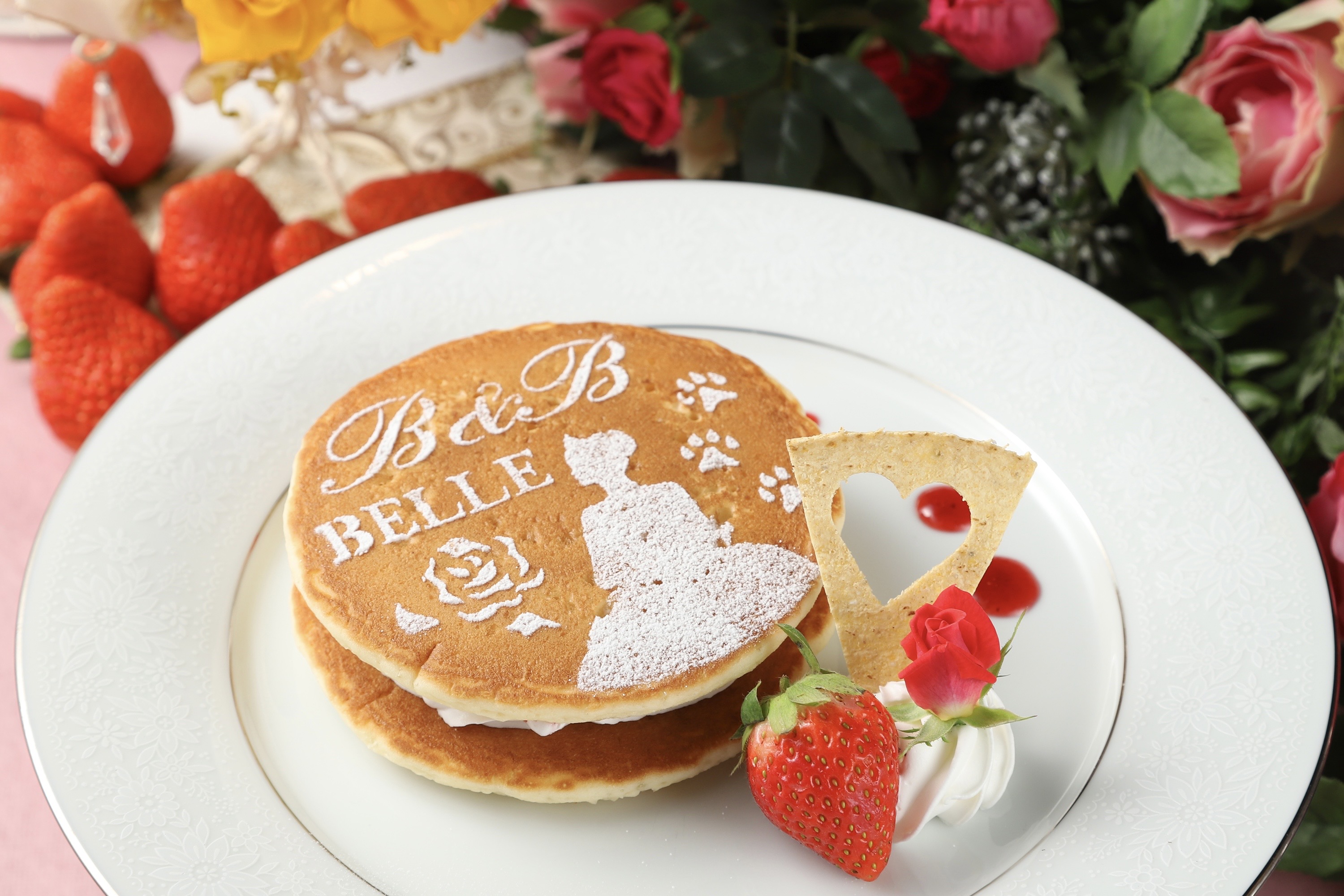 真実の愛が実る 苺のパンケーキ 税込1,200円