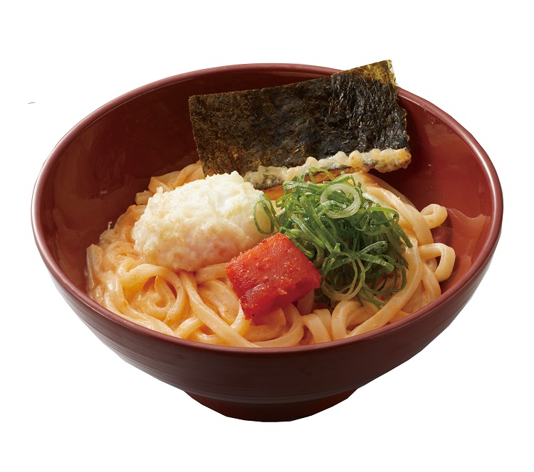 明太クリームうどん