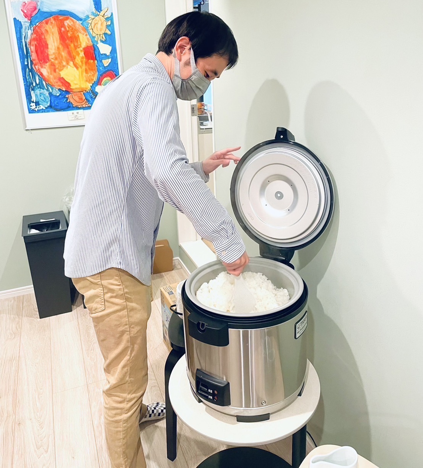 2024年4月に初めてこども食堂でボランティアをする筆者