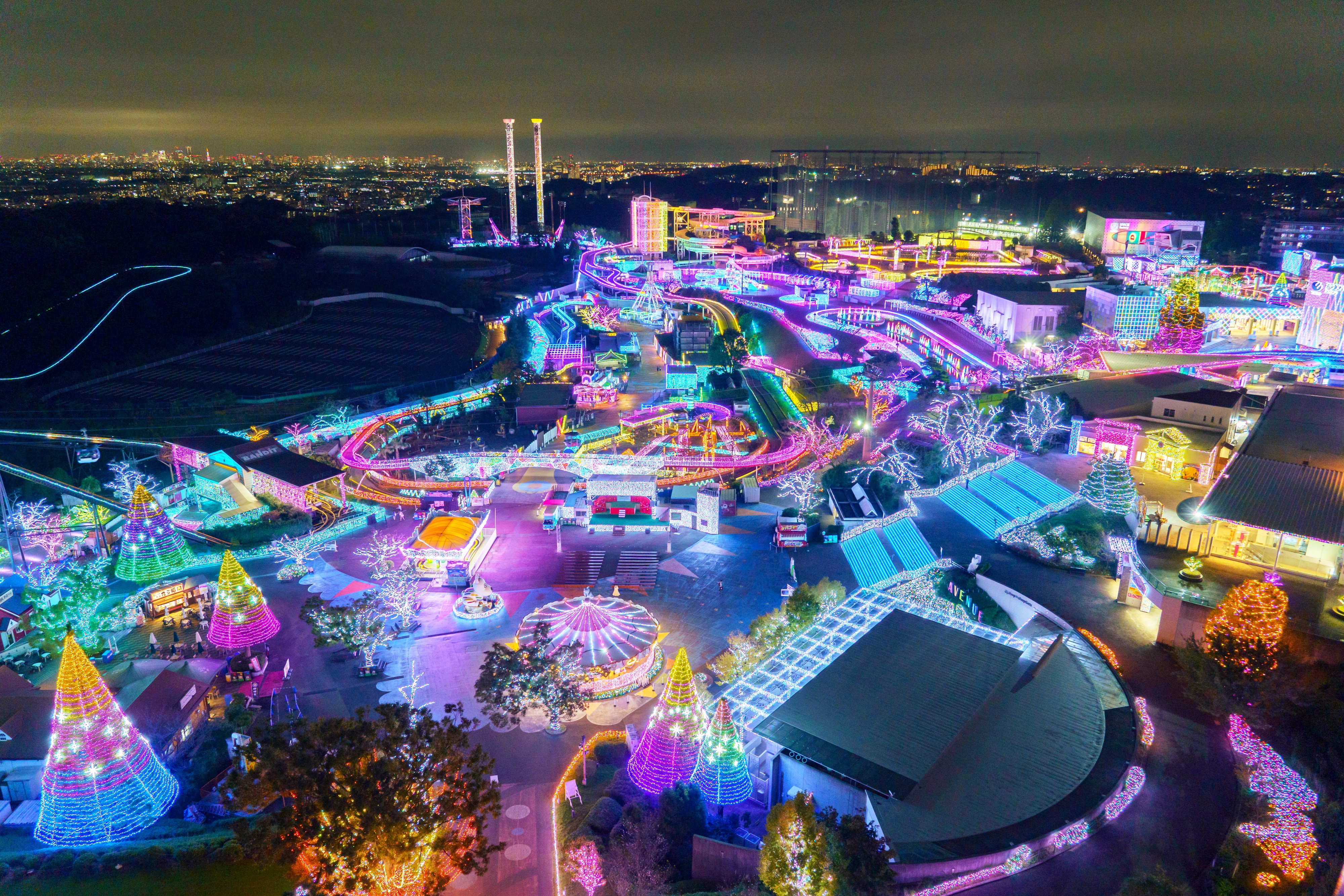 よみうりランド ジュエルミネーション (昨年の様子)