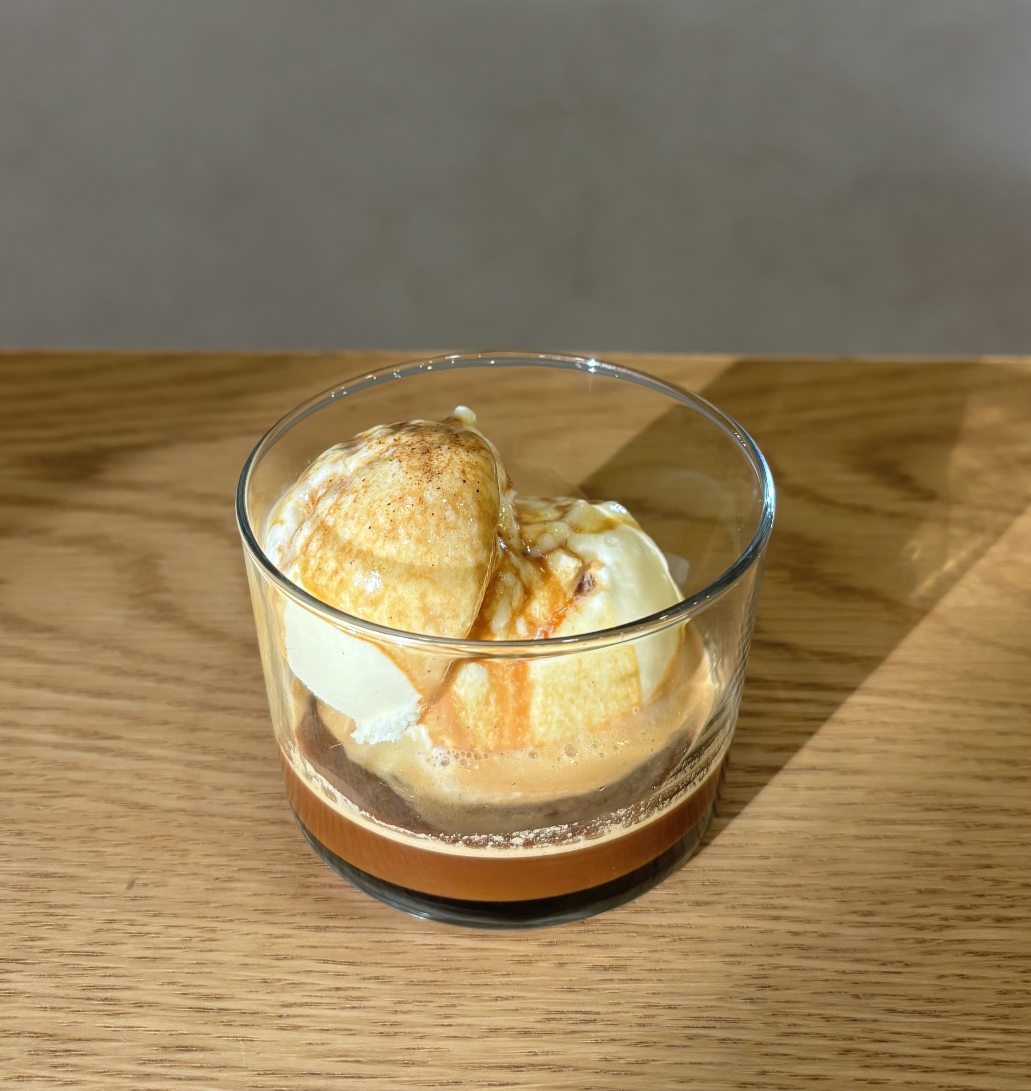 「cafe your time」アフォガード