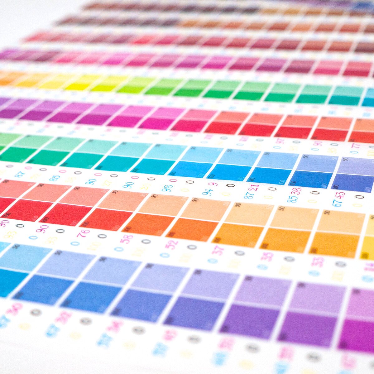 グラシン紙カラーチャート