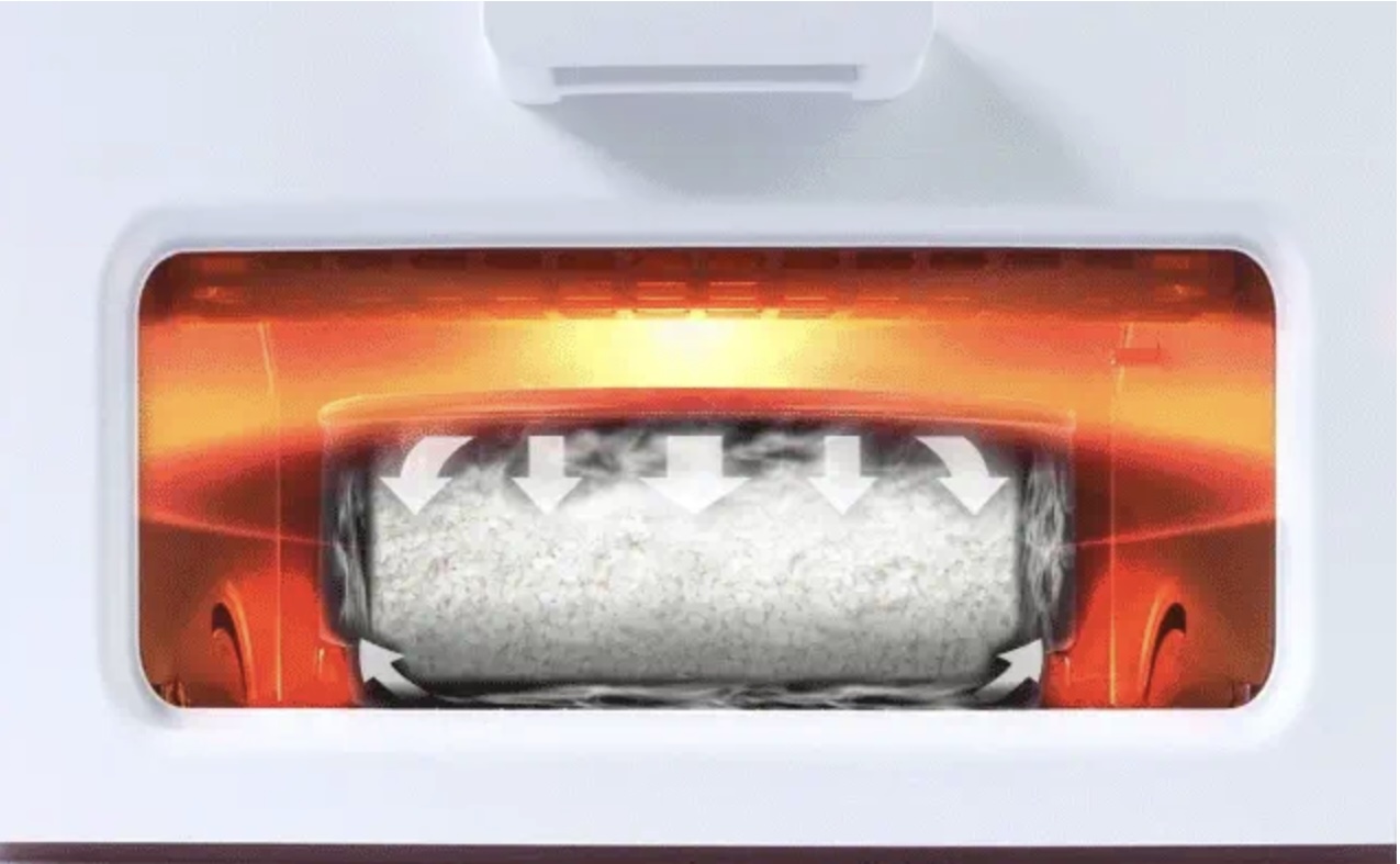 スチーム炊飯の様子(イメージ)