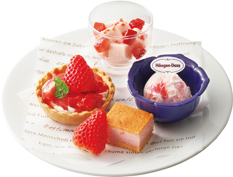 いちごのミニデザートアソート