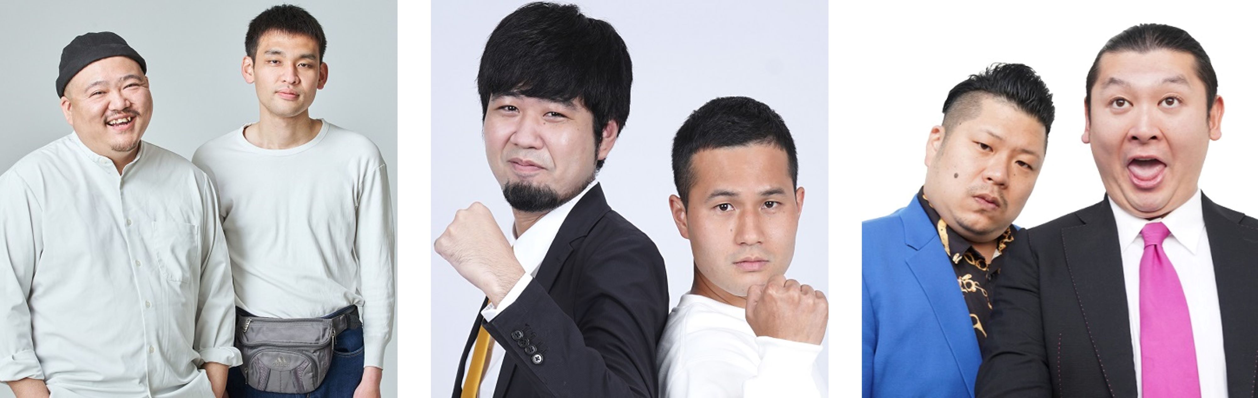 (左から)元祖いちごちゃん、マジメニマフィン、バッチトゥース