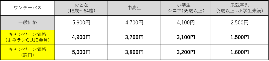 ※価格は全て税込