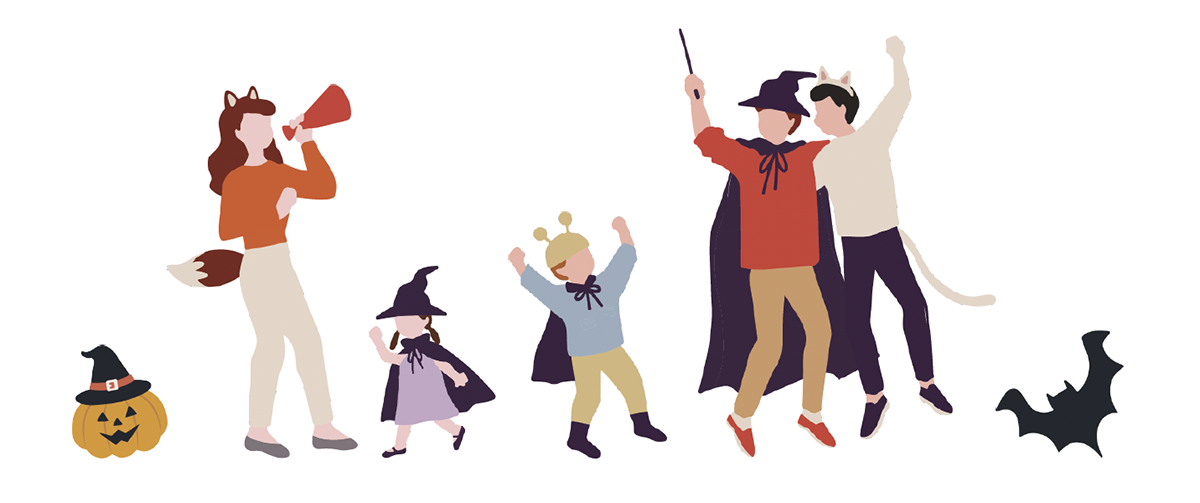 <審査部⾨はお化け・カボチャ、ゾンビ・魔⼥、恐⻯、ドライバーの4部⾨開催!>