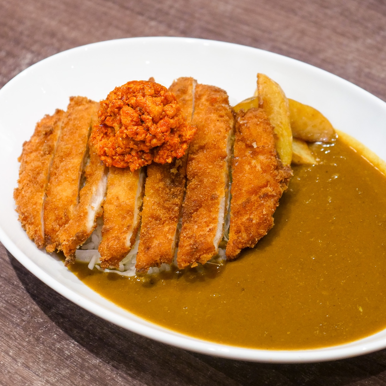 スパイシーカツカレー