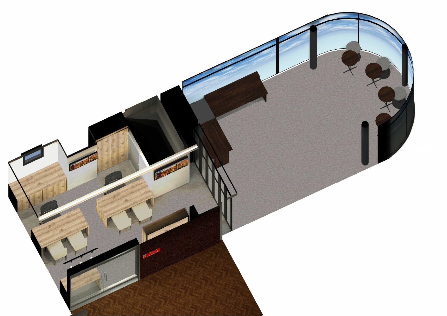 iTSCOMスポット&スタジオ 自由が丘 鳥瞰図