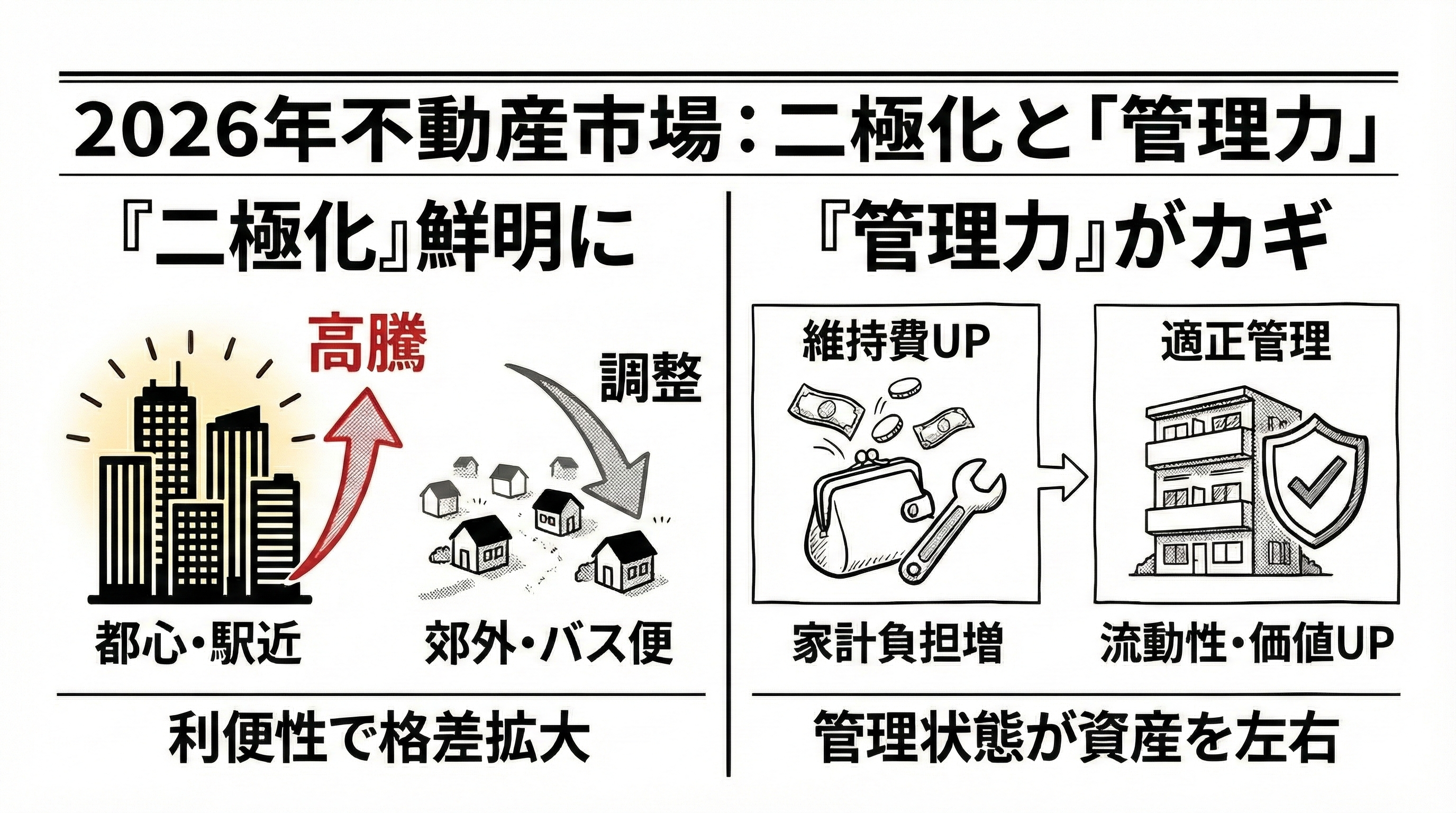 都心は堅調、中古住宅シフト、管理不全物件の二極化が鮮明に｜PressWalker