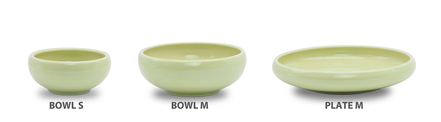 パンとごはんと...たべやすい器 新色:きみどり