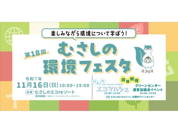 第18回むさしの環境フェスタロゴ