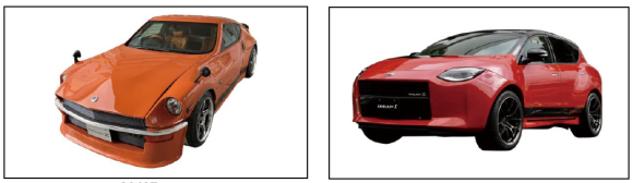 展示車両の「S340Z」と「Fairlady X」