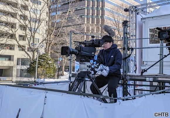 HTBが超高精細映像遠隔配信実験に成功　2024年NICT雪まつり実証実験(C)HTB・Prism