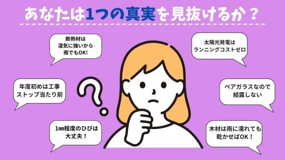 あなたは1つの真実を見抜けるか？