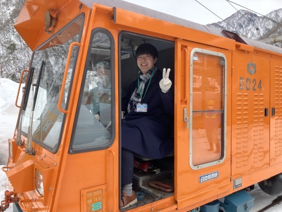 黒部峡谷トロッコ電車 運転体験会
