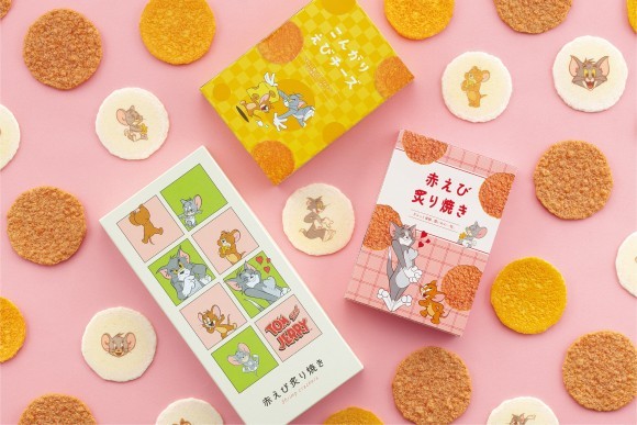 トムとジェリーコラボえびせんべい