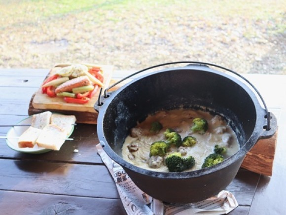 北欧風アウトドアクッキング