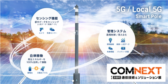 災害時にも稼働するオフグリット＆シームレスな次世代インフラ『COMNEXT 2024』へ出展
