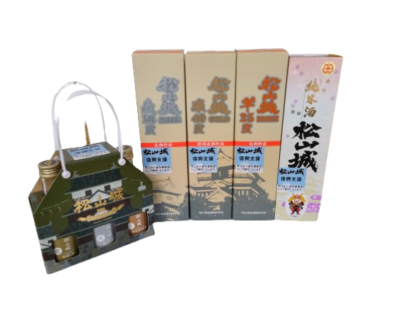 松山城復興支援シール