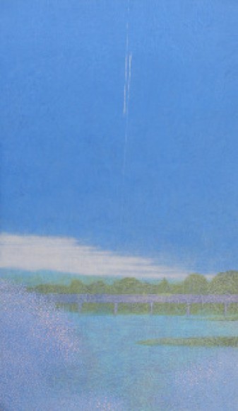 寄贈作品　タイトル：群青