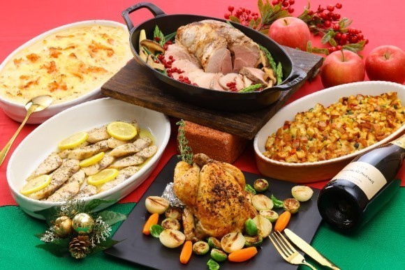 ビュッフェレストラン「カーメル」冬のメニューの一部