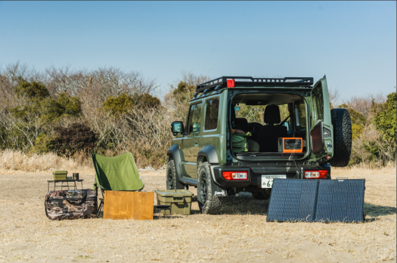 ソーラーパネルでエコ充電