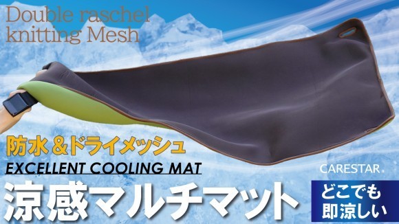 持運びができてー2度。多用途でマルチに使える防水・涼感マルチマット