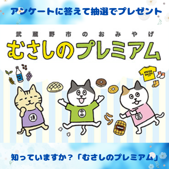 アンケートに答えて抽選でプレゼント