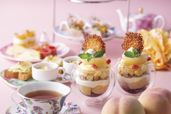 サマーアフタヌーンティー「白桃＆マンゴー」