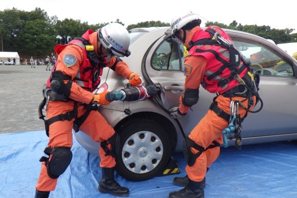 横浜市総合防災訓練　昨年の様子