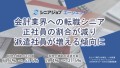 会計業界へのシニアの就業状況調査結果、税理士補助は正社員が減り派遣社員が増える傾向に