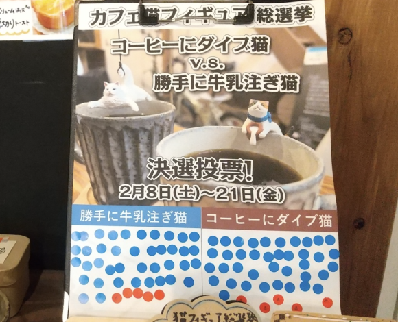 no mark.Cafeでの投票用紙