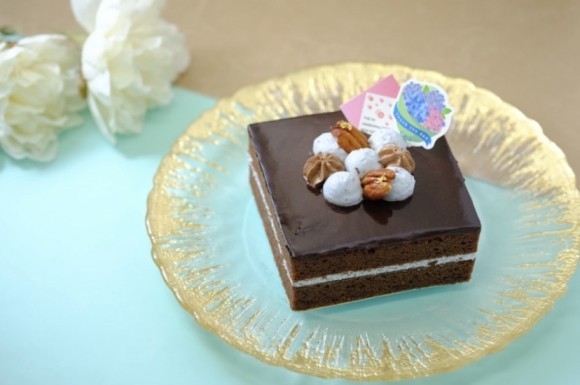 父の日ヴィーガンチョコミントケーキ