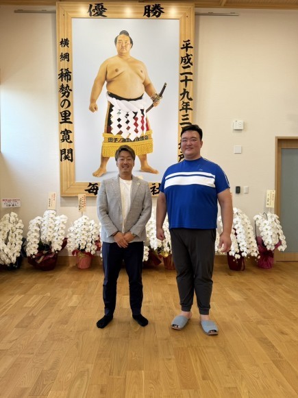 二所ノ関親方と弊社の遠藤代表