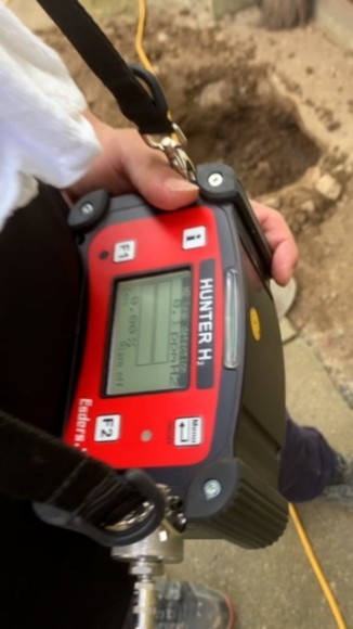 水素ガスを利用したトレーサー式漏水調査技術