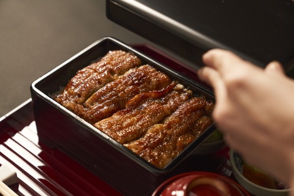 関東では珍しいバタバタと折り曲げる「地焼き」の鰻専門店「北白川」の鰻重