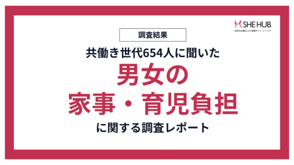 共働き世代654人に聞いた男女の家事・育児負担に関する調査レポート