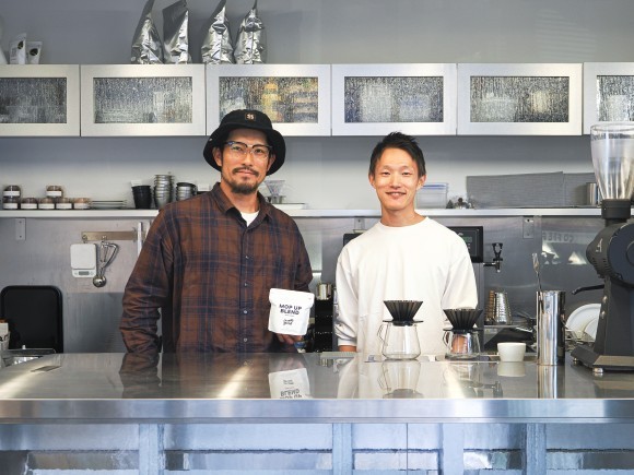 祖父江さんと弊社トップロースター園田