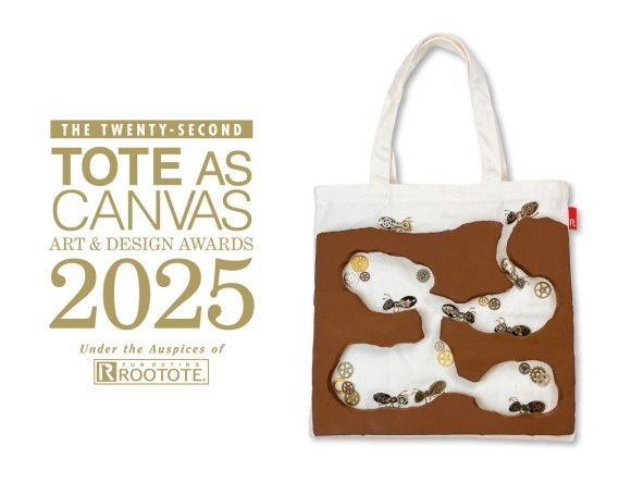 第22回 トート・アズ・キャンバス アート&デザインアワード by ROOTOTEのロゴと本年度グランプリ作品