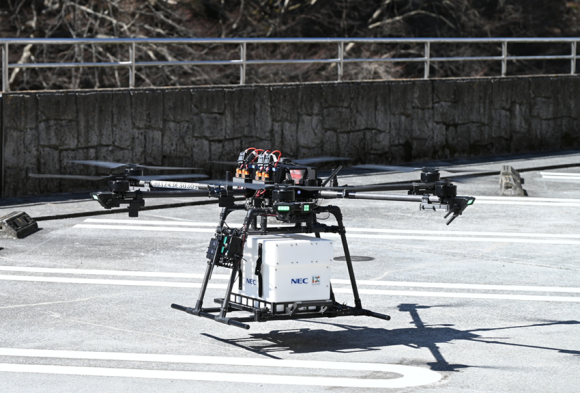 実証用ドローン機体