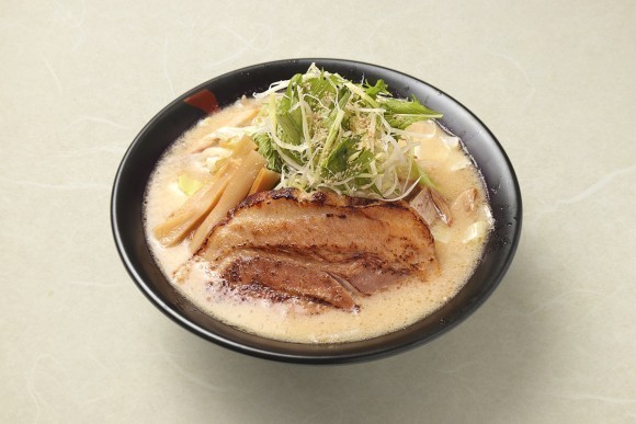 らーめん風伯　万代店「しろみそ野菜　焼豚増し」