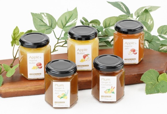 大河原町の梅とりんごを使ったプレミアムジャム