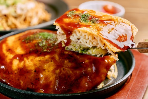 みっちゃん総本店の冷凍 広島流お好み焼 そば入