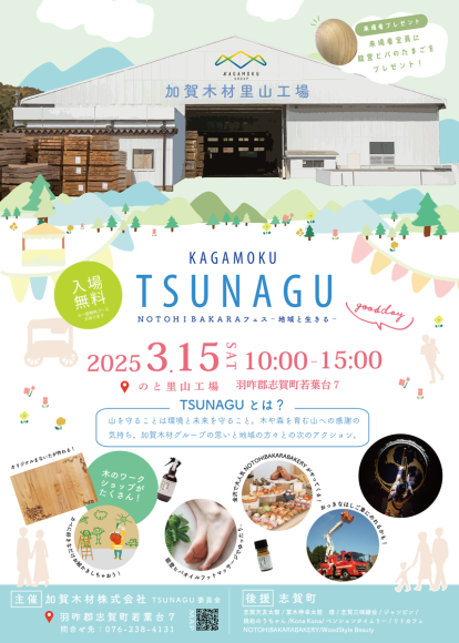 「TSUNAGUイベント2025」の告知ポスターです