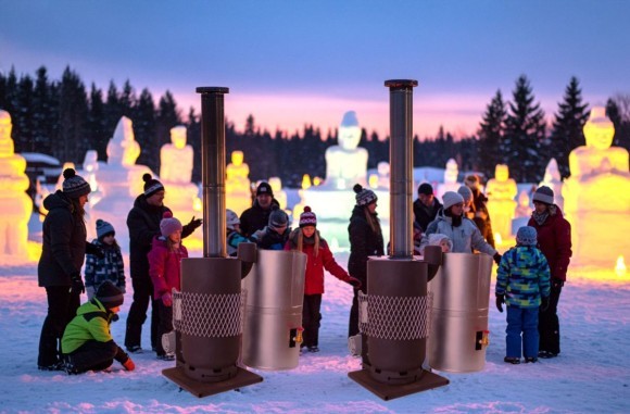 北広島の雪まつり（SDGsストーブ展示イメージ）