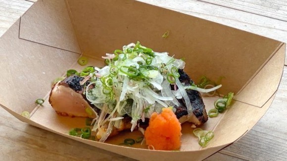 浦サワラの藁焼き