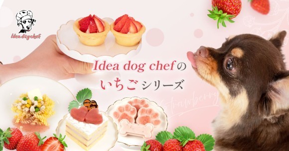 Idea dog chefのいちごシリーズ