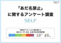 「あだ名禁止」に関するアンケート調査と題して、年代、性別ごとに色分けされているグラフ